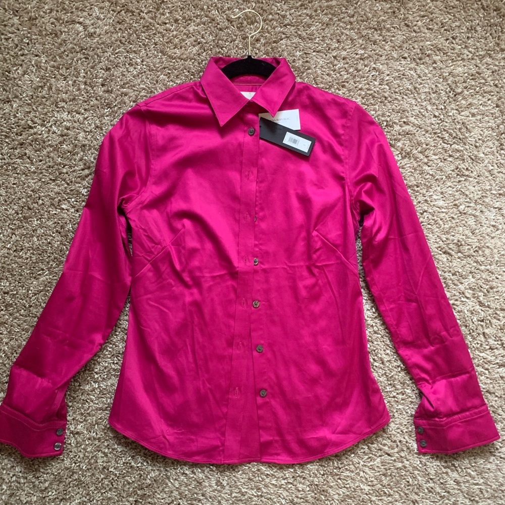 Banana Rebublic No-iron Button Up NWT Shirt sz 2